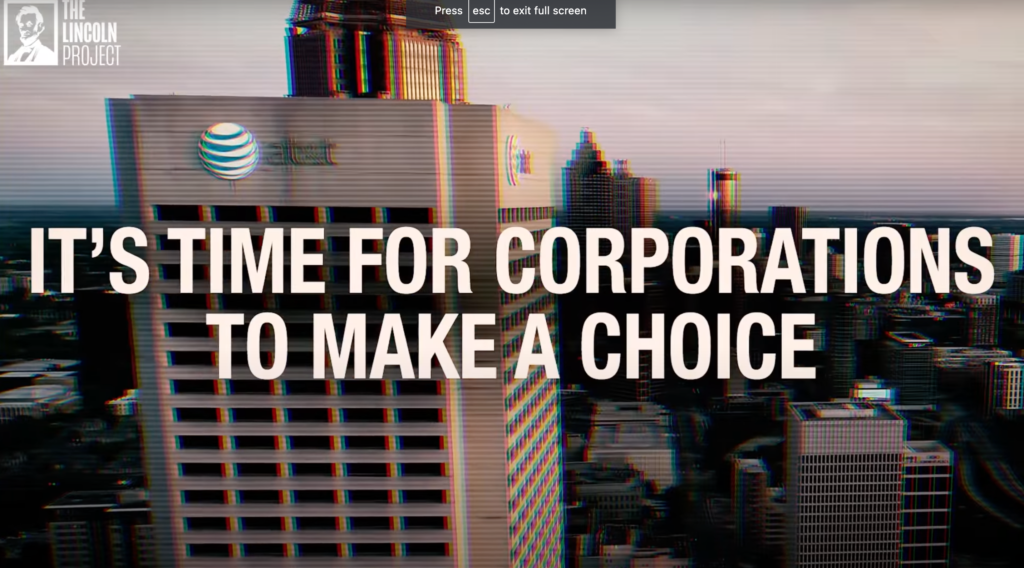 The Lincoln Project: Corporate Accountability