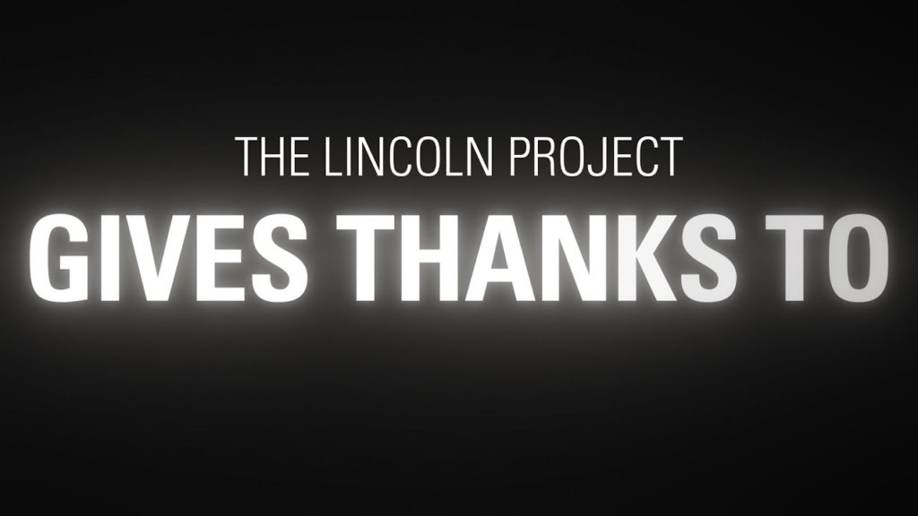 The Lincoln Project Gives Thanks
