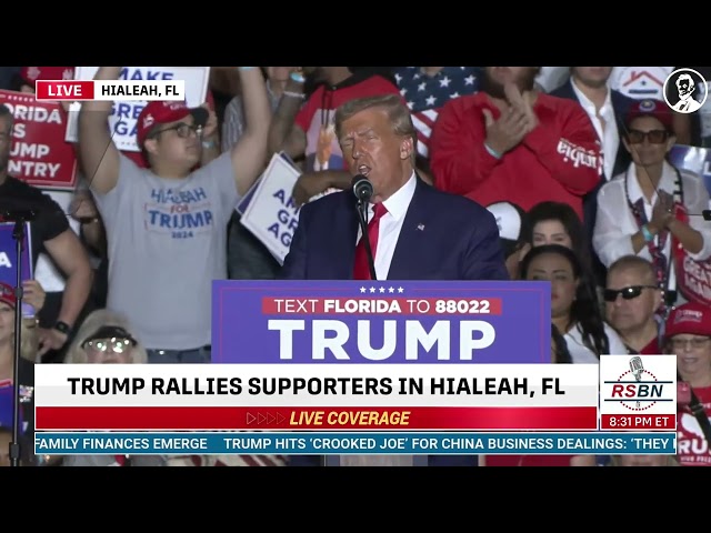 Trump Hialeah Speech in 94 Seconds