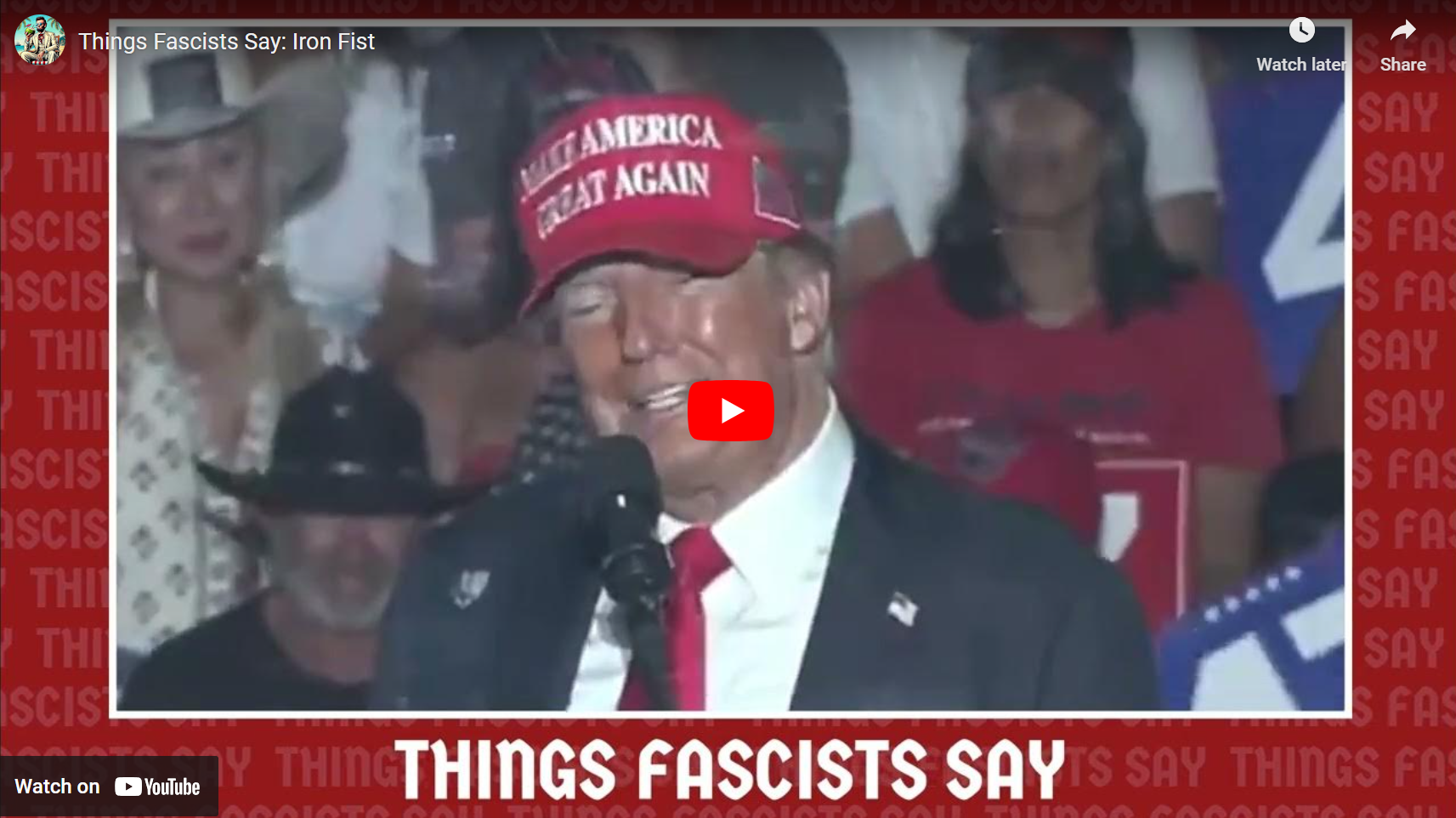 Things Fascists Say: Iron Fist