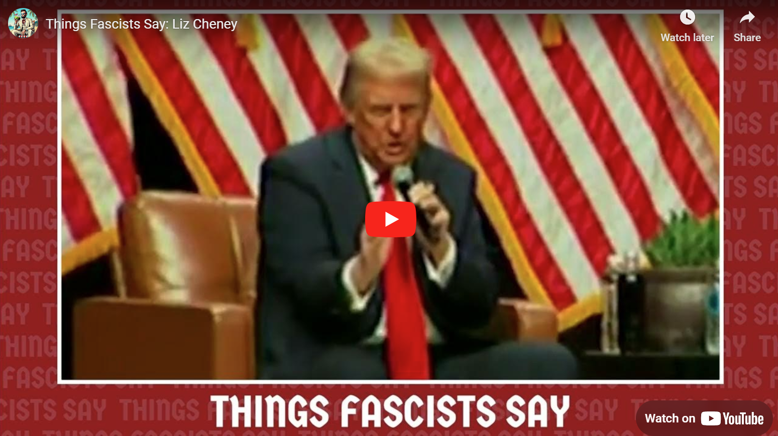 Things Fascists Say: Liz Cheney