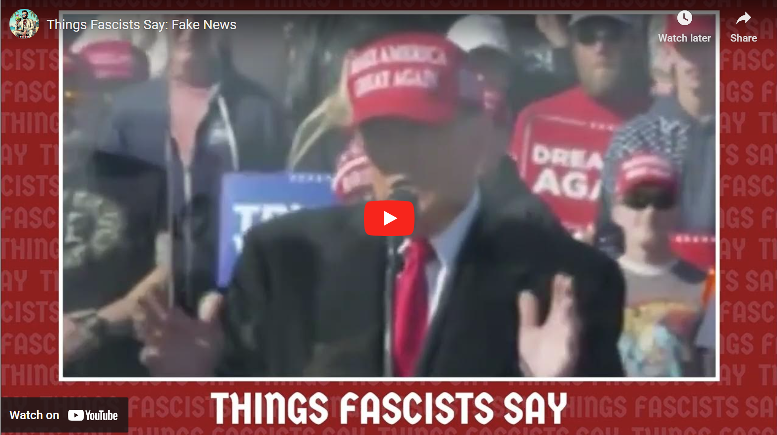 Things Fascists Say: Fake News